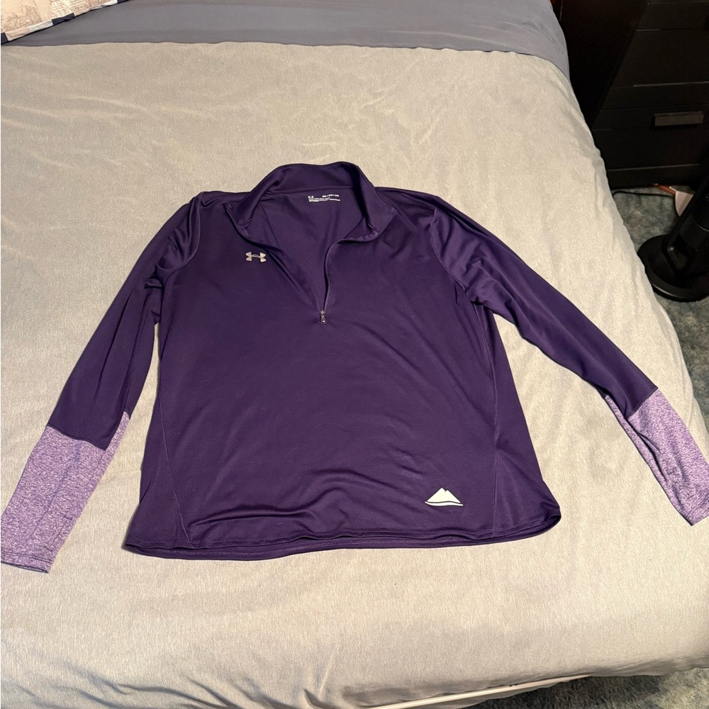 Under Armour Deep Purple HeatGear Top